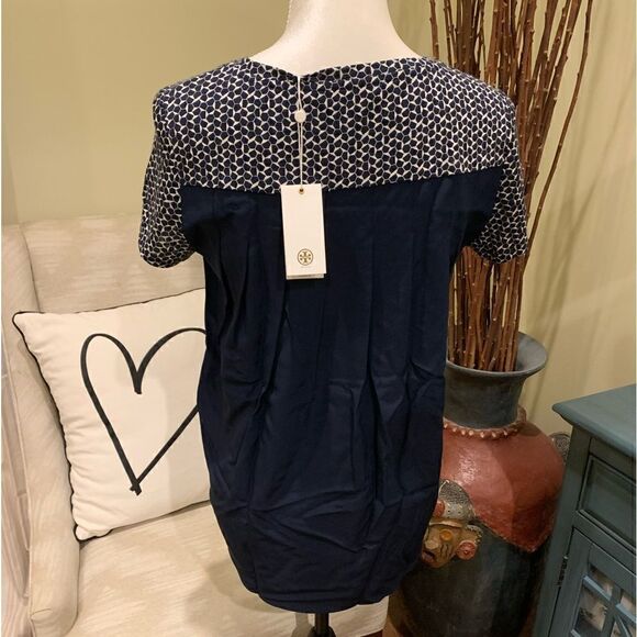 NWT Tory Burch V Neck Blouse - Picture 4 of 7